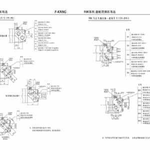 F6KW車(chē)輪系列擺線(xiàn)液壓馬達(dá)