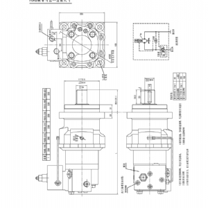 F6K剎車(chē)制動(dòng)一體系列擺線液壓馬達(dá)